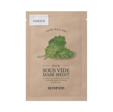 SkinFood Kale Sous Vide Mask Sheet odświeżająco-nawilżająca maseczka w płachcie (22 g)