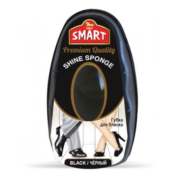 Smart Gąbka nabłyszczająca do obuwia Czarna (8 ml)