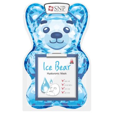 SNP Ice Bear Hyaluronic Mask chłodząco-nawadniająca maska w płachcie (33 ml)