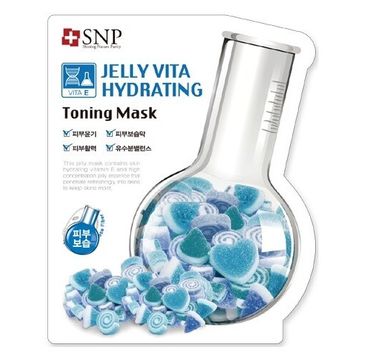 SNP Jelly Vita Hydrating Toning Mask nawilżająca maska w płachcie z witaminą E (30 ml)