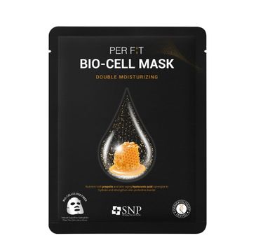 SNP Per Fit Bio-Cell Mask Double Moisturizing intensywnie nawilżająca maska w płachcie z biocelulozy (25 ml)