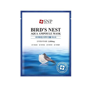 SNP Purity Bird's Nest Aqua Ampoule Mask nawilżająco-rewitalizująca maska w płachcie z ekstraktem z ptasich gniazd (25 ml)