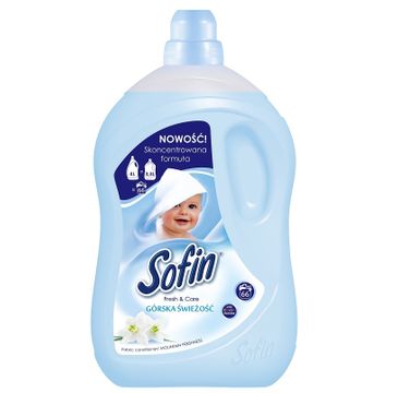 Sofin Fresh & Care płyn do płukania tkanin Górska Świeżość 3.3l