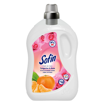 Sofin Fresh & Care płyn do płukania tkanin Tangerine & Rose 3.3l