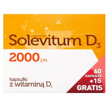 Solevitum D3 2000 j.m. suplement diety 75 kapsułek