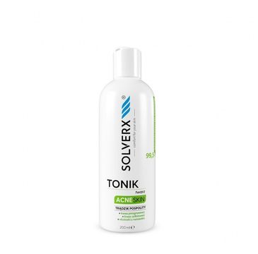 SOLVERX Acne Skin tonik do twarzy przeciwtrądzikowy (200 ml)