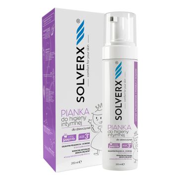 Solverx – Pianka do higieny intymnej dla dziewczynek (200 ml)