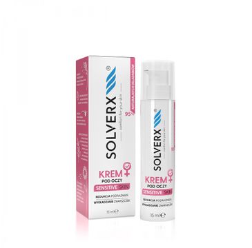 Solverx Sensitive Skin for Women krem pod oczy skóra wrażliwa i naczyniowa (15 ml)