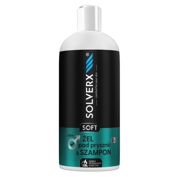 Solverx Soft żel pod prysznic i szampon 2w1 dla mężczyzn (400 ml)