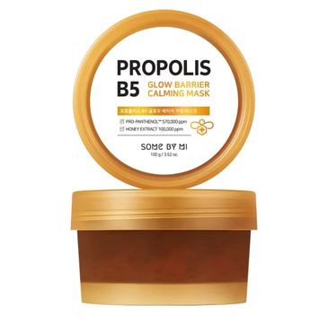 Some By Mi Propolis B5 Glow Barrier Calming Mask kojąca maseczka do twarzy (100 g)