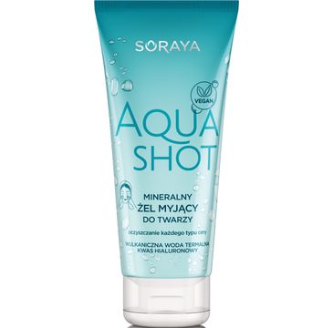 Soraya – Aquashot Mineralny żel myjący do twarzy (150 ml)