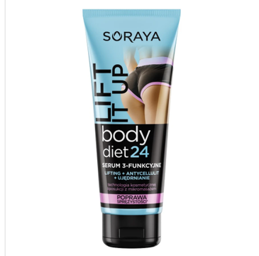 Soraya Body Diet 24 serum do ciała 3-funkcyjne ujędrniające liftingujące antycellulitowe (200 ml)