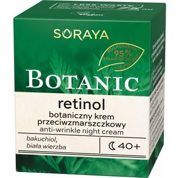 Soraya – Botanic Retinol 40+ botaniczny krem przeciwzmarszczkowy na noc (75 ml)