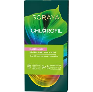 Soraya Chlorofil złuszczające krople zwężające pory (30 ml)