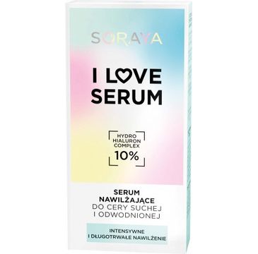 Soraya I Love Serum nawilżające do cery suchej i odwodnionej (30 ml)