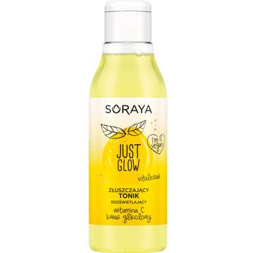 Soraya Just Glow złuszczający tonik rozświetlający z witaminą C i kwasem glikolowym (150 ml)