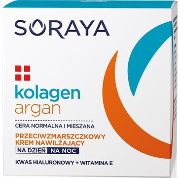 Soraya Kolagen Argan krem nawilżający przeciwzmarszczkowy na dzień i noc 50 ml