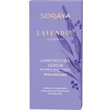 Soraya Lavender Essence Lawendowe Serum wygładzające na twarz,szyję i dekolt (30 ml)