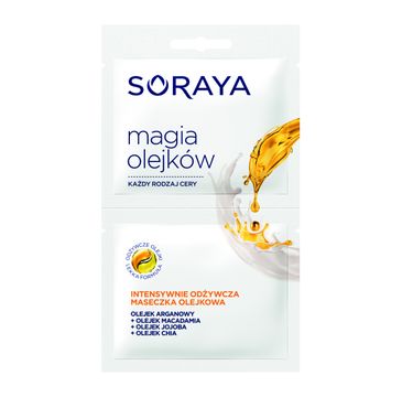 Soraya Magia Olejków maseczka do każdego rodzaju cery olejkowa intensywnie odżywcza 10 ml