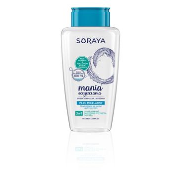 Soraya Mania Oczyszczania płyn micelarny 3w1 skóra normalna i mieszana 400 ml