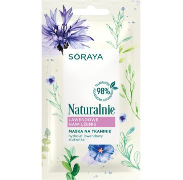 Soraya Naturalnie Maska na tkaninie Lawendowe Nawilżenie (17 g)