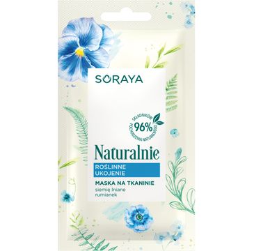 Soraya Naturalnie Maska na tkaninie Roślinne Ukojenie (17 g)