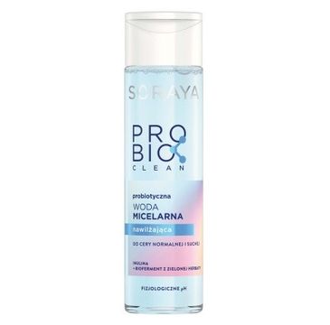 Soraya Probio Clean Probiotyczna woda micelarna nawilżająca do cery normalnej i suchej (250 ml)