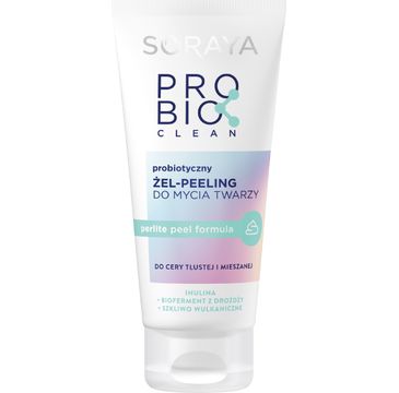 Soraya Probio Clean probiotyczny żel-peeling do mycia twarzy do cery tłustej i mieszanej (150 ml)