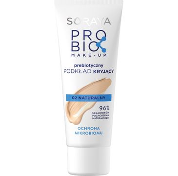 Soraya Probio Make-Up prebiotyczny podkład kryjący 02 Naturalny (30 ml)
