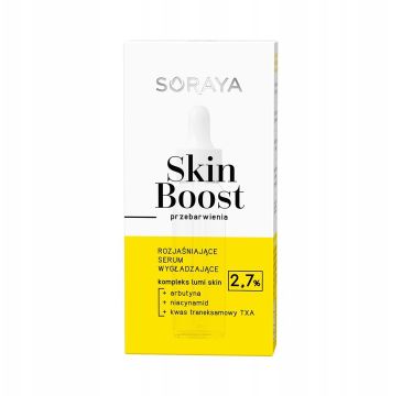 Soraya Skin Boost Przebarwienia rozjaśniające serum wygładzające 30ml