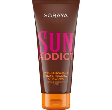 Soraya – Sun Addict przyśpieszacz opalania wygładzający z masłem kakaowym (150 ml)