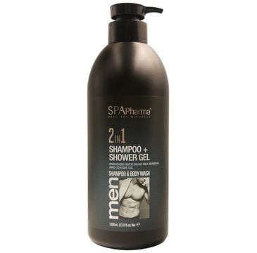 Spa Pharma Men 2in1 Shampoo + Shower Gel szampon i żel pod prysznic 1000ml