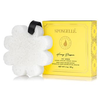 Spongelle Boxed Flower gąbka nasączona mydłem do mycia ciała Honey Blossom