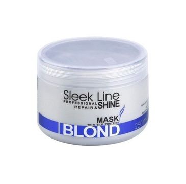 Stapiz Sleek Line Blond Mask maska z jedwabiem do wÅ‚osÃ³w blond zapewniajÄ…ca platynowy odcieÅ„ 250ml