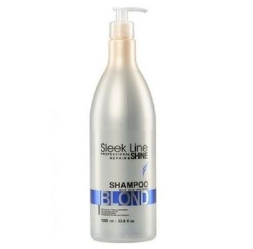 Stapiz Sleek Line Blond Shampoo szampon do wÅ‚osÃ³w blond zapewniajÄ…cy platynowy odcieÅ„ 1000ml