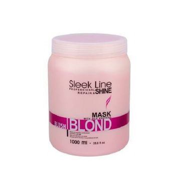 Stapiz Sleek Line Blush Blond Mask maska do wÅ‚osÃ³w blond z jedwabiem 1000ml