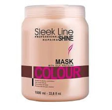 Stapiz Sleek Line Colour Mask maska z jedwabiem do wÅ‚osÃ³w farbowanych 1000ml