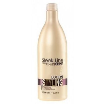 Stapiz Sleek Line Repair Shine Styling Lotion lotion z jedwabiem do układania włosów 1000ml