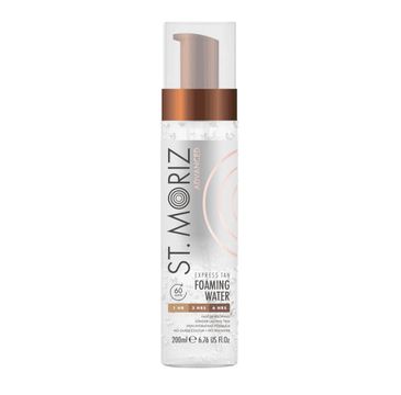 St.Moriz Advanced Express Tan Foaming Water bezbarwna pianka samoopalająca do ciała i twarzy 200ml