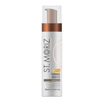 St.Moriz Advanced Pro Colour Correcting Mousse zaawansowany mus do opalania z efektem korekty koloru Ultra Dark (200 ml)