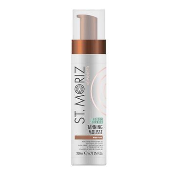 St.Moriz Advanced Pro Colour Correcting Mousse zaawansowany mus do opalania z efektem korekty koloru Medium (200 ml)