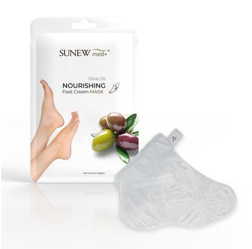 SunewMed+ Nourishing Foot Cream Mask odmładzająca maska do stóp w formie skarpetek Oliwa z Oliwek