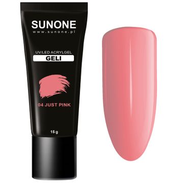 Sunone – Geli akrylożel do paznokci 04 Just Pink (15 g)