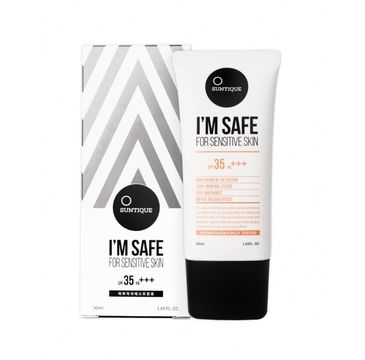 SUNTIQUE I'm Safe For Sensitive Skin SPF35+/PA+++ krem przeciwsłoneczny do skóry wrażliwej 50ml