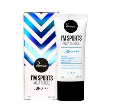 SUNTIQUE I'm Sports Aqua Sungel SPF50+/PA++++ krem przeciwsłoneczny o żelowej konsystencji 50ml