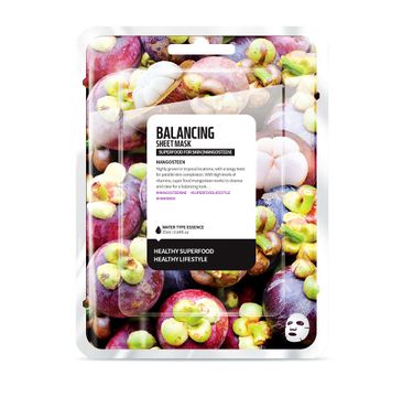 Superfood For Skin Balancing Sheet Mask - normalizująca maseczka do twarzy Mangostan 25 ml