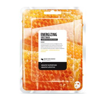 Superfood For Skin Energizing Sheet Mask - energetyzująca maseczka do twarzy Miód 25 ml