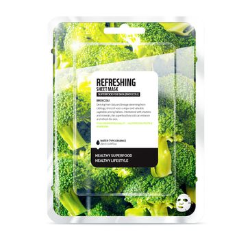 Superfood For Skin Refreshing Sheet Mask - odświeżająca maseczka do twarzy Brokuł (25 ml)