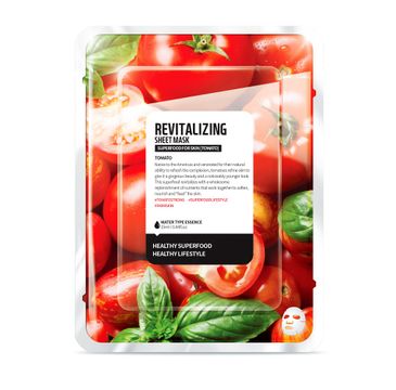 Superfood For Skin Revitalizing Sheet Mask - rewitalizująca maseczka do twarzy Pomidor 25 ml