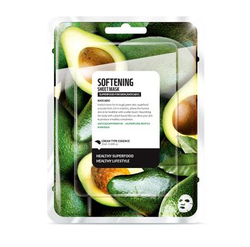 Superfood For Skin Softening Sheet Mask - zmiękczająca maseczka do twarzy Awokado 25 ml